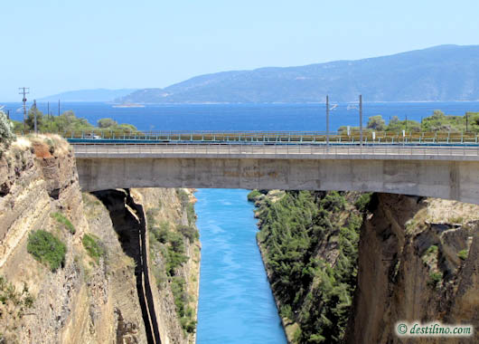 Canal de Corinthe - autoroute