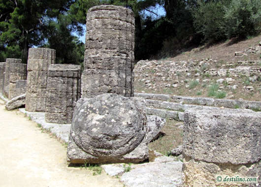 Temple de Zeus  Olympie, Grce